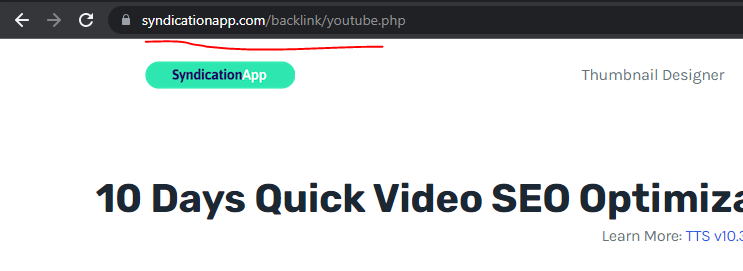 YouTube Backlinks