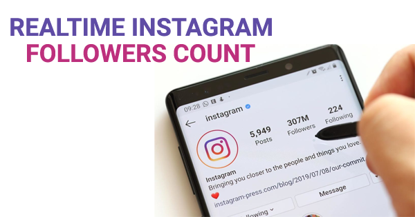 Instagram Follower Count Checker - Realtime
