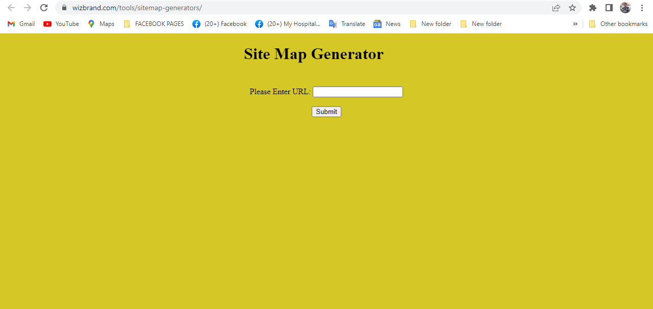 Site Map Generator Online Tool - Site Map Generator 1