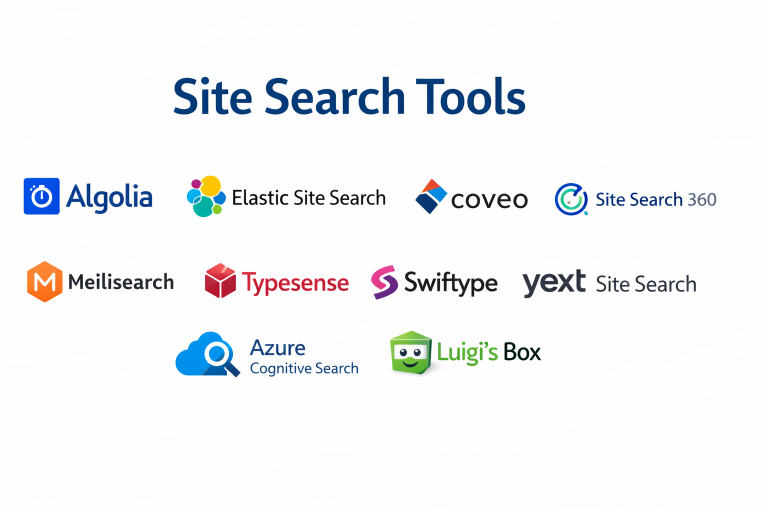 Top 10 Site Search Tools : Features, Pros, Cons & Comparison – Wizbrand