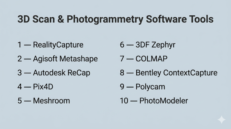 Top 10 3D Scan & Photogrammetry Software Features, Pros, Cons ...