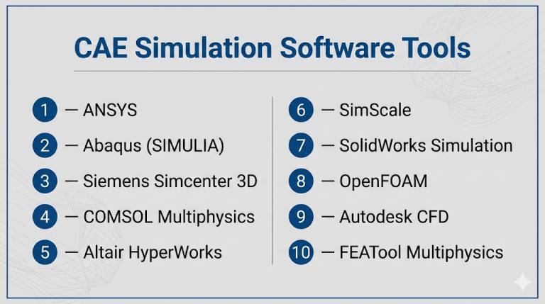 Top 10 CAE Simulation Software Features, Pros, Cons & Comparison – Wizbrand