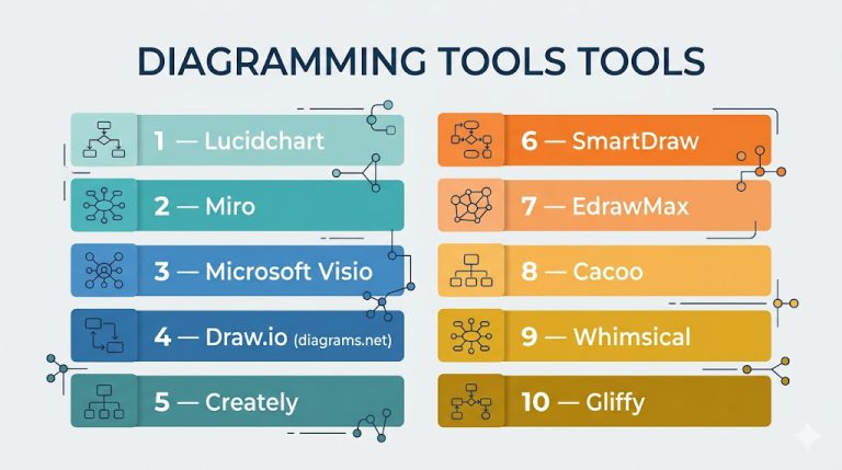 Top 10 Diagramming Tools : Features, Pros, Cons & Comparison – Wizbrand
