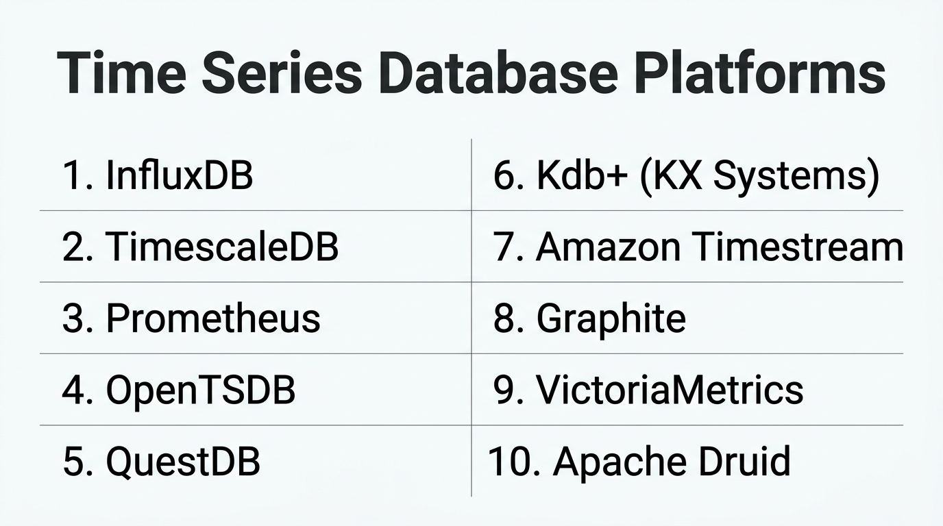Top 10 Time Series Database Platforms: Features, Pros, Cons ...