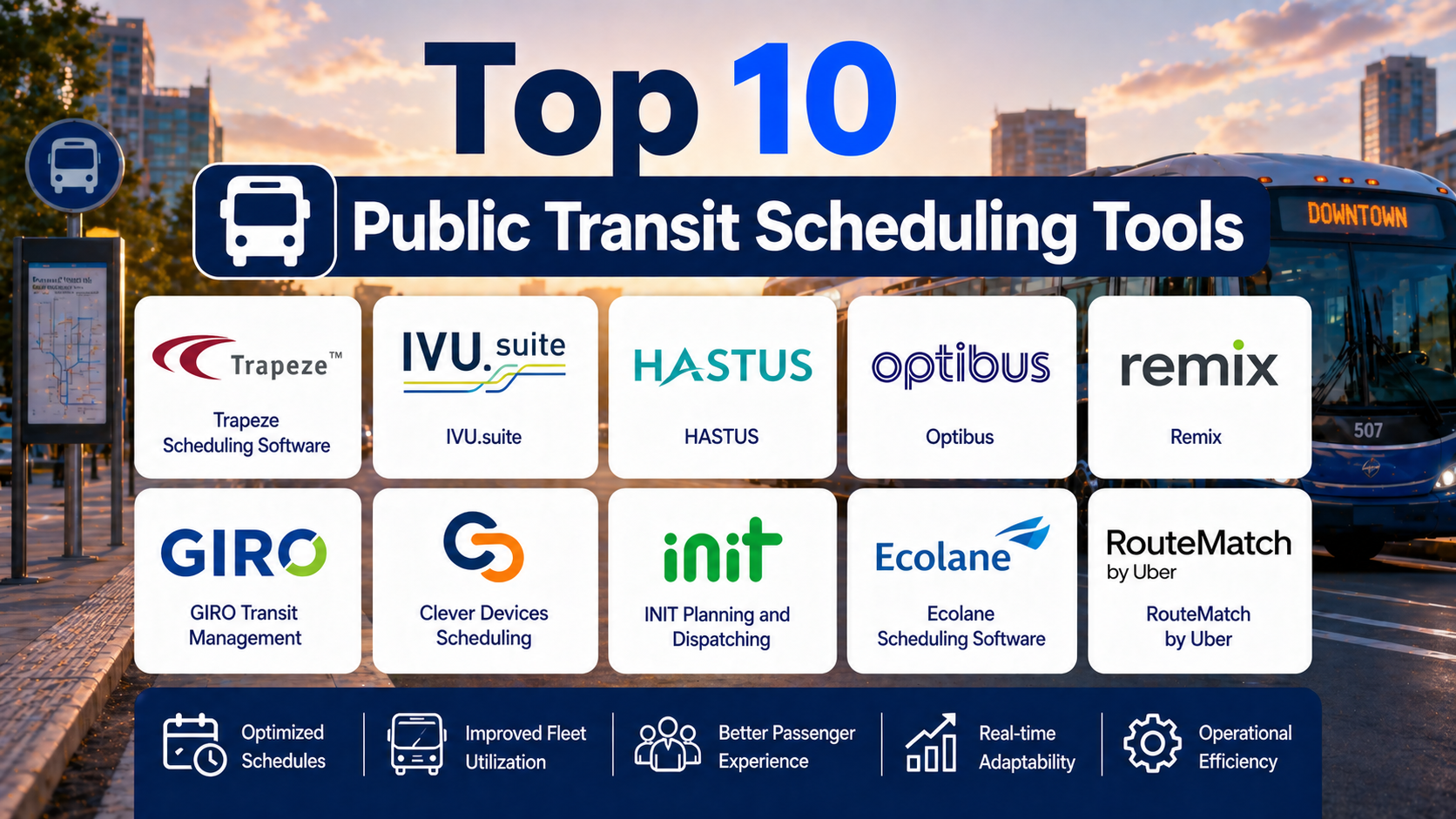 Top 10 Public Transit Scheduling Tools: Features, Pros, Cons ...