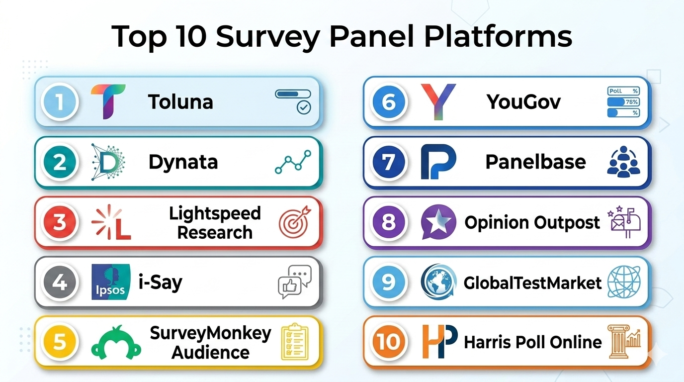 Top 10 Survey Panel Platforms: Features, Pros, Cons & Comparison – Wizbrand