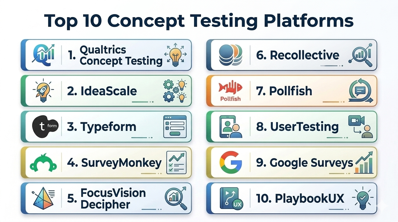 Top 10 Concept Testing Platforms: Features, Pros, Cons & Comparison ...