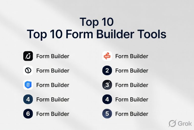 Build Tools Examples Software Top 10 Form Builder Tools: Features, Pros, Cons & Comparison β Wizbrand