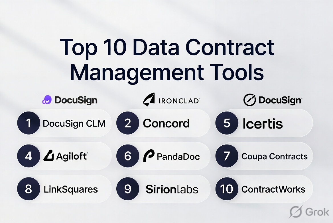 File Contract Point Tools Top 10 Data Contract Management Tools: Features, Pros, Cons ...