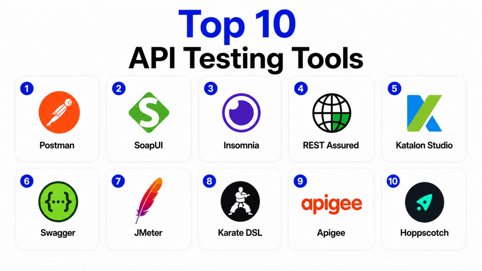 Top 10 API Testing Tools: Features, Pros, Cons & Comparison – Wizbrand
