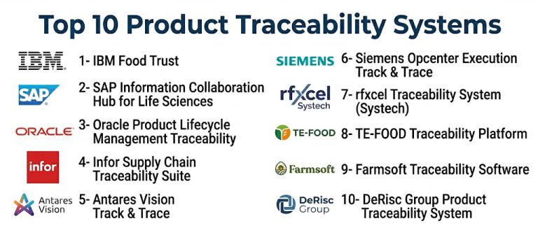 Top 10 Product Traceability Systems: Features, Pros, Cons & Comparison ...